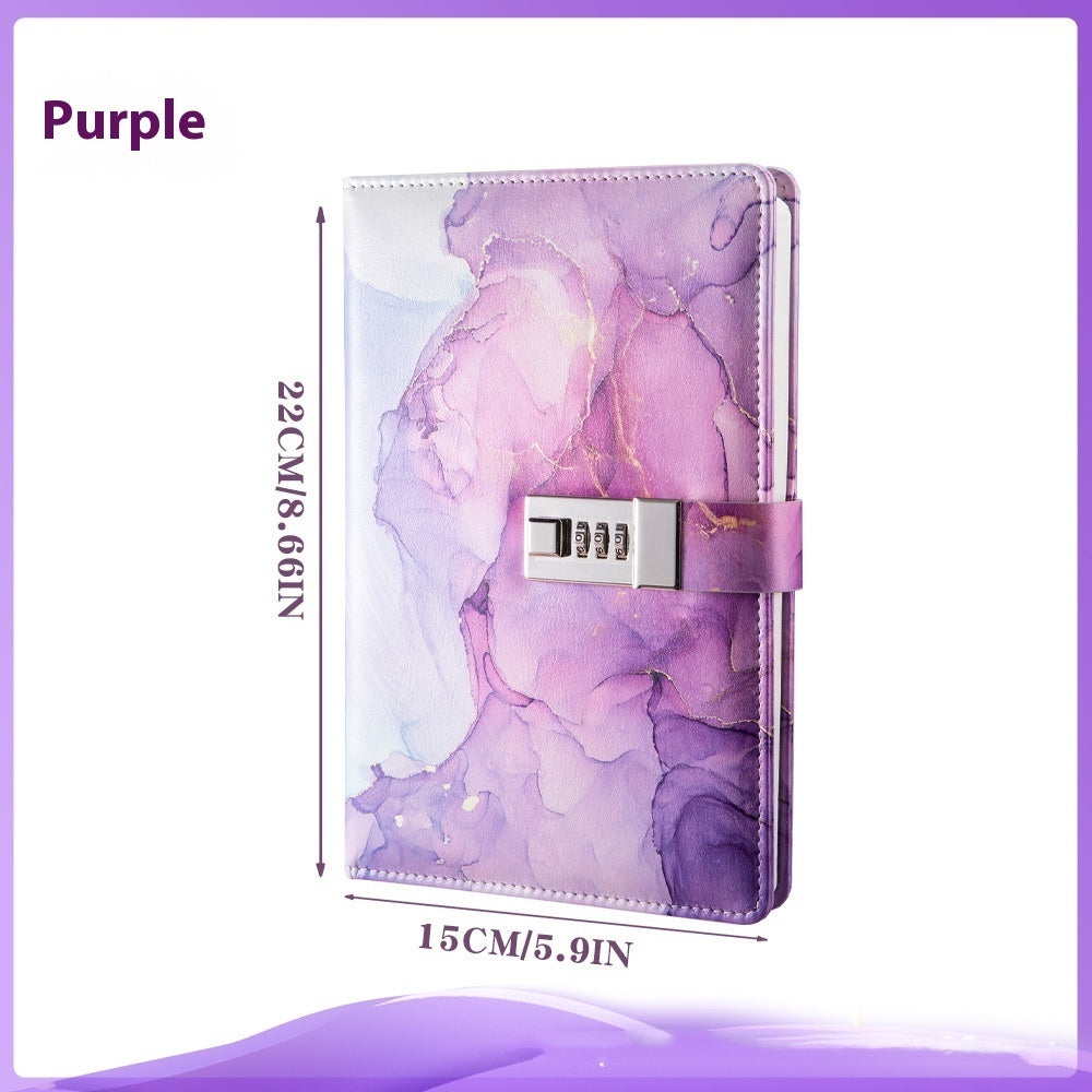 A5 Password-protected Noteboy Diary With Lock Creative Trend Journal Book Student Notepad Stationery Notebook