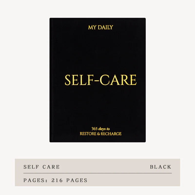 365 Days of Self-Care Notebook A5 Linen Planner This Weekly Monthly Daily Planner for Business To Do List Agenda Notepad