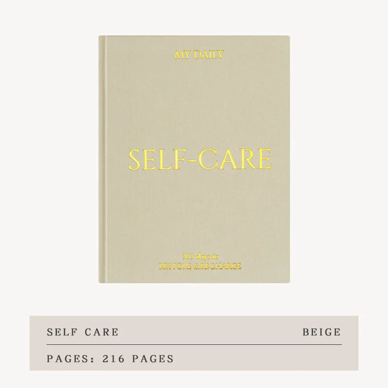 365 Days of Self-Care Notebook A5 Linen Planner This Weekly Monthly Daily Planner for Business To Do List Agenda Notepad