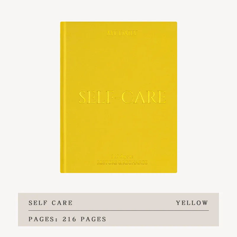 365 Days of Self-Care Notebook A5 Linen Planner This Weekly Monthly Daily Planner for Business To Do List Agenda Notepad