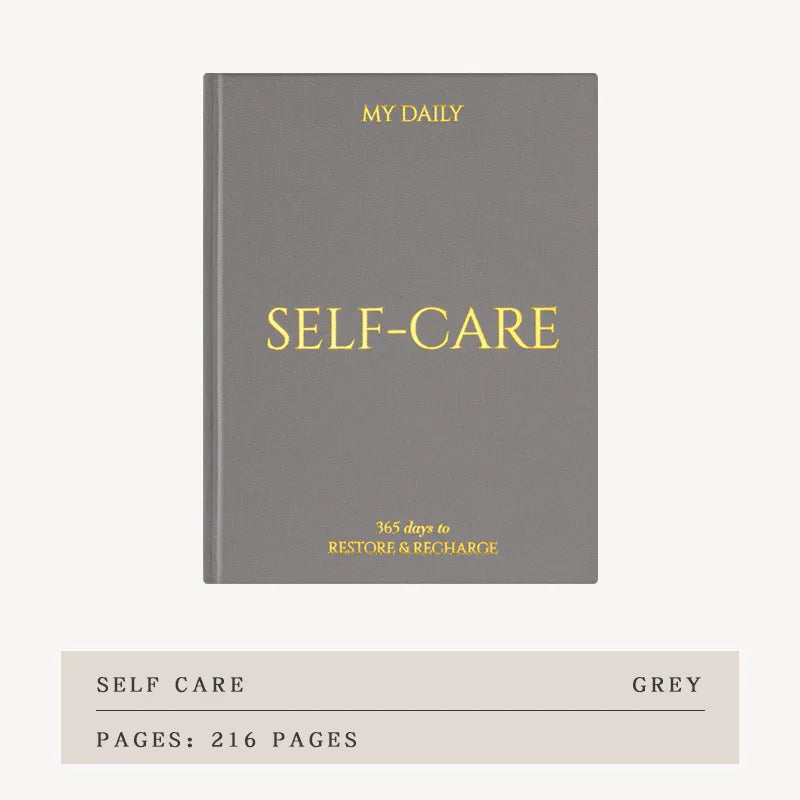 365 Days of Self-Care Notebook A5 Linen Planner This Weekly Monthly Daily Planner for Business To Do List Agenda Notepad