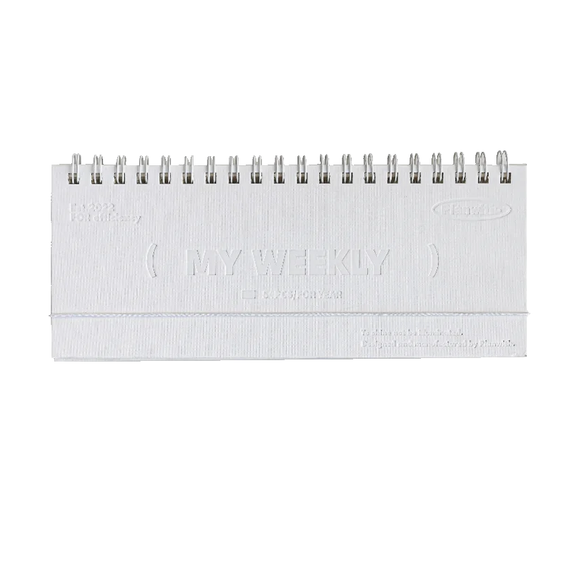 One Year Weekly Plan Book Bungle Cord Hard Cover 54 Weeks Table Checklist Diary Memo To Do List Schedule School Gift F7638
