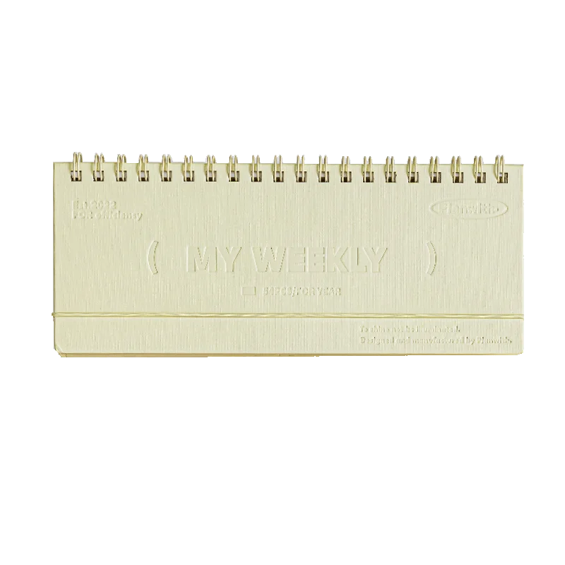 One Year Weekly Plan Book Bungle Cord Hard Cover 54 Weeks Table Checklist Diary Memo To Do List Schedule School Gift F7638