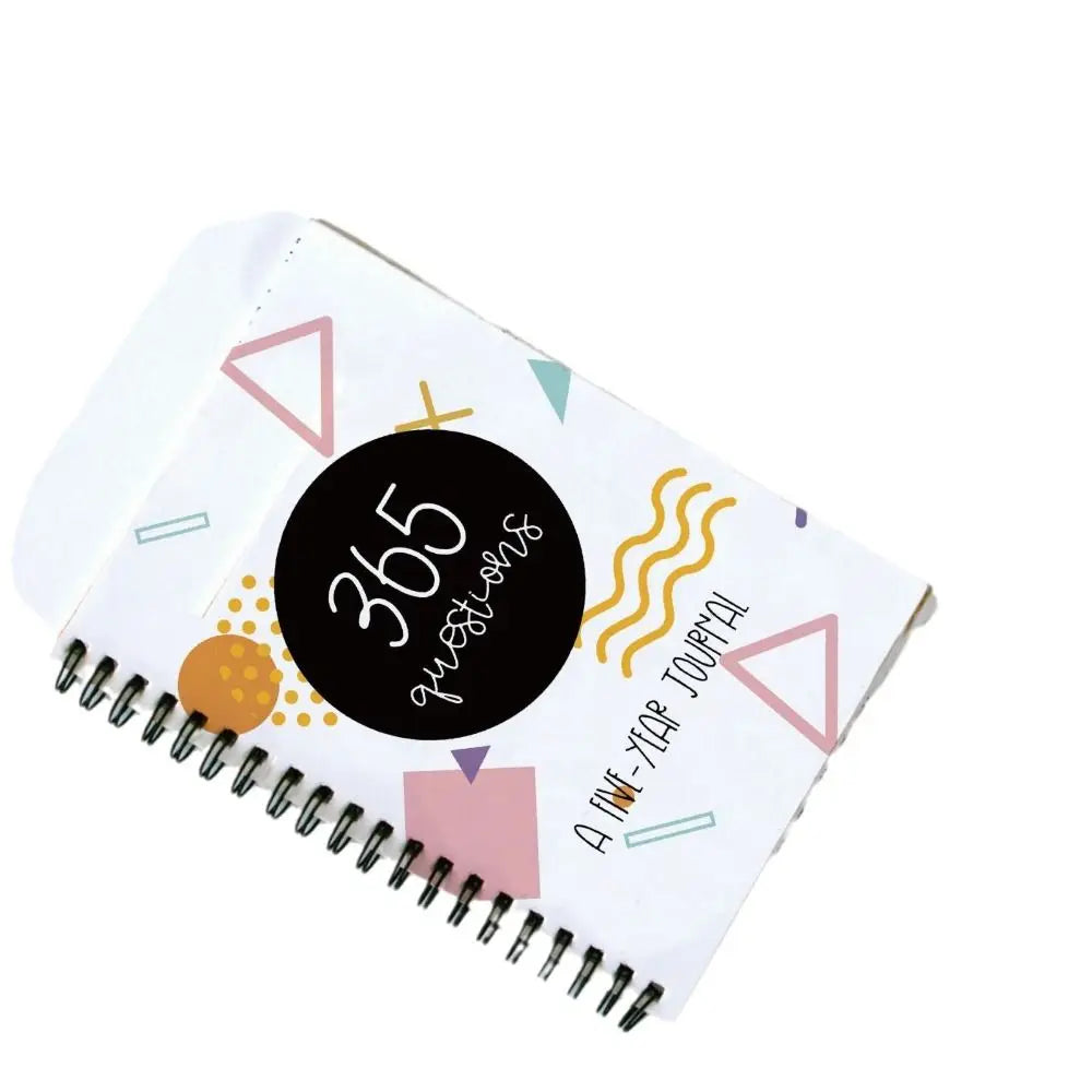 365 Questions Five-Year Daily Notebook ADHD Helper Self-Discovery Schedules Notebooks Mindfulness A5 Daily Planner Notepad