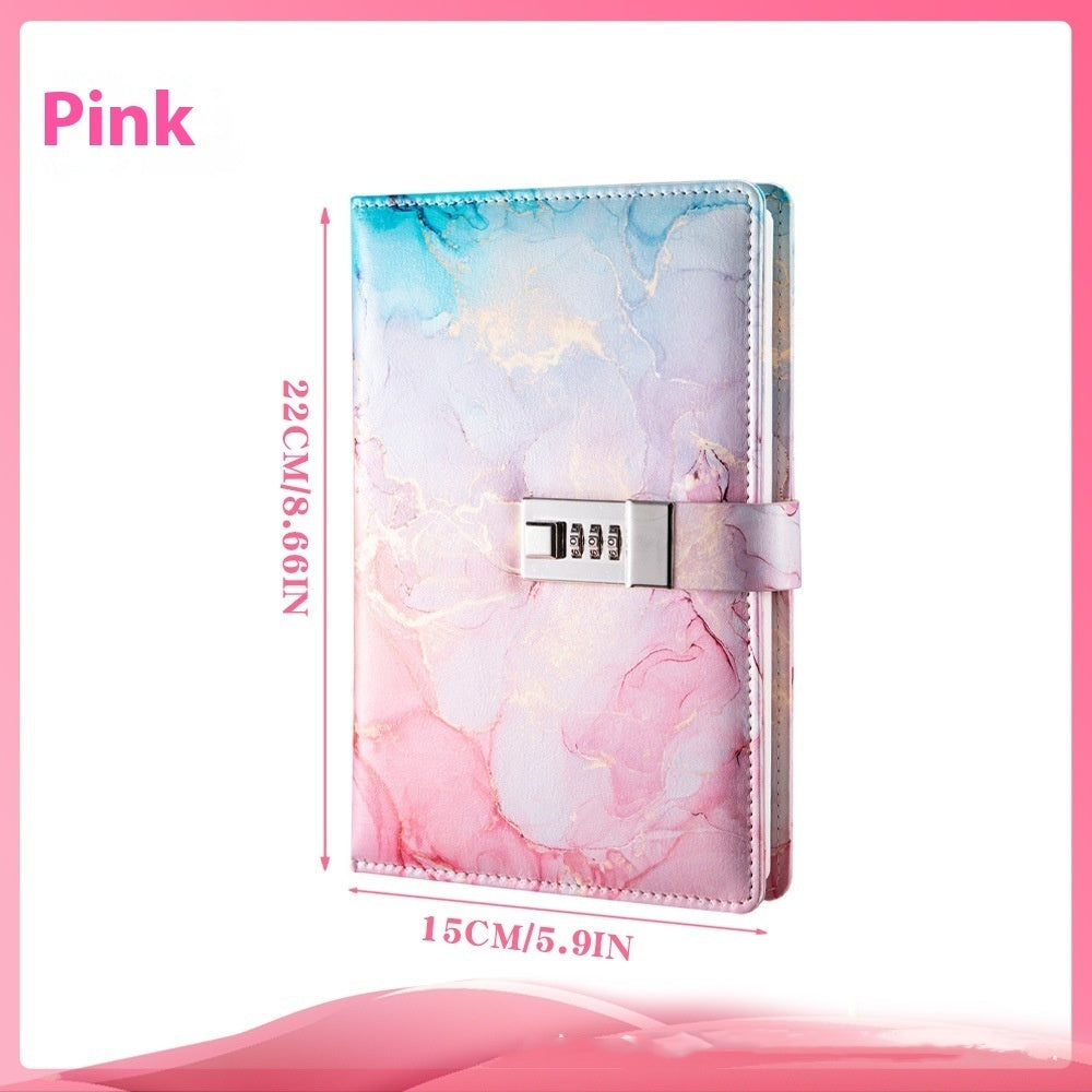 A5 Password-protected Noteboy Diary With Lock Creative Trend Journal Book Student Notepad Stationery Notebook