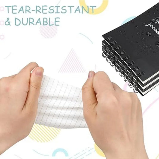 Waterproof Small Notebook Tactical All Weather Pocket Notepads Mini Spiral Memo Pad Note Pads For Outdoor Home Office School Gif