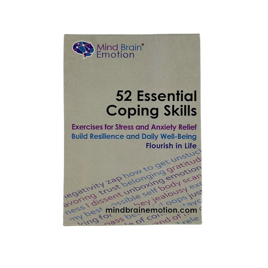 52 Essential Coping Skills Cards Game Exercises for Stress and Anxiety Relief Flourish In Life Board Game Deck For Party