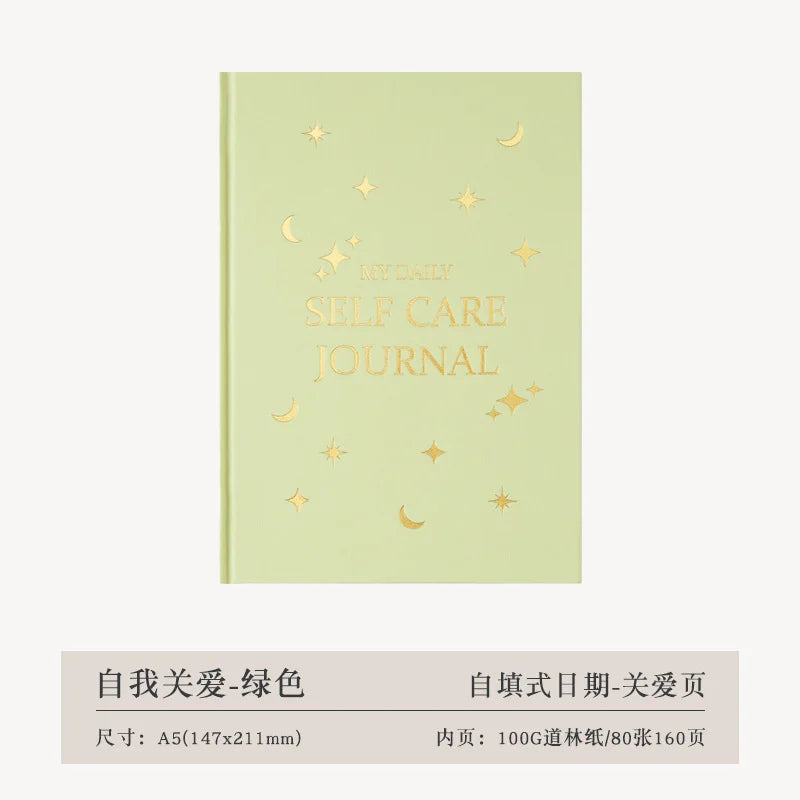 A5 Self-care Journal Weekly Monthly Daily Planner Diary Notebook for Business To Do List Agenda Notepad