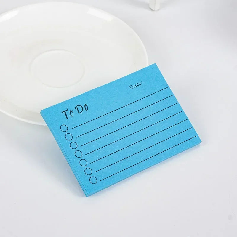 50 Sheets To Do List Memo Pads Kawaii Daily Planner Tearable Sticky Notes Message Notes Korean Stationery Office Writing Pads
