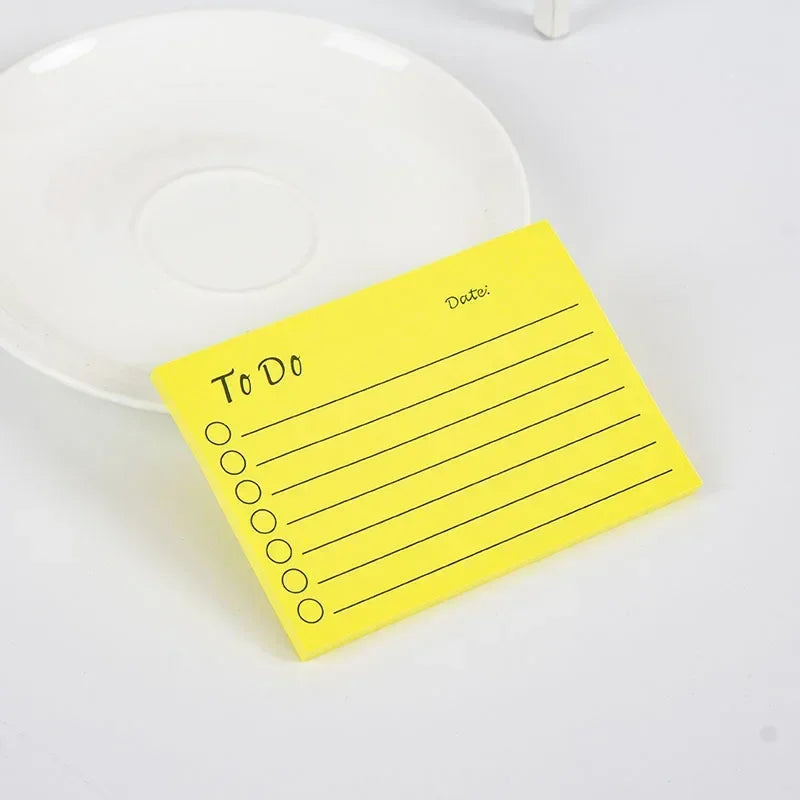50 Sheets To Do List Memo Pads Kawaii Daily Planner Tearable Sticky Notes Message Notes Korean Stationery Office Writing Pads