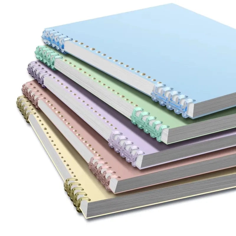 B5 Notebook 60Sheet Replaceable Refill Loose Leaf Spiral Binder Paper Index Writing Book Stationery For Office School Supplies