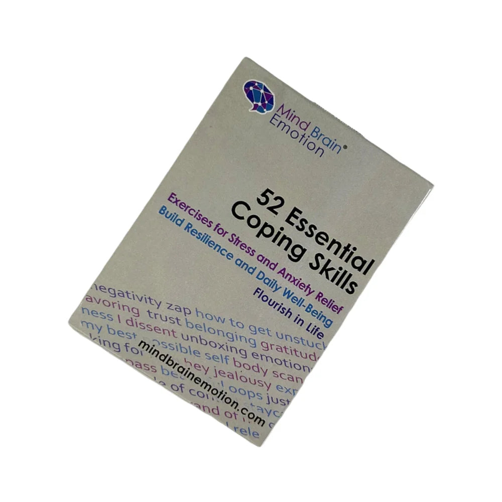 52 Essential Coping Skills Cards Game Exercises for Stress and Anxiety Relief Flourish In Life Board Game Deck For Party